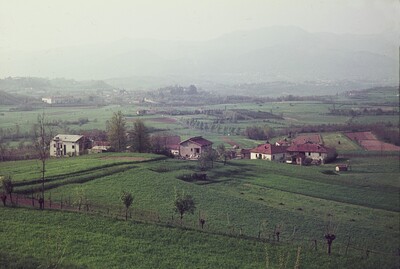 Lurago d\'Erba primavera 1963. Paesaggio verso nord