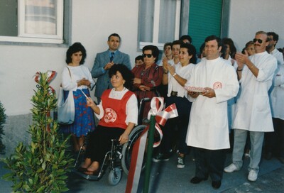 Inaugurazione sede SOS, gruppo di volontari