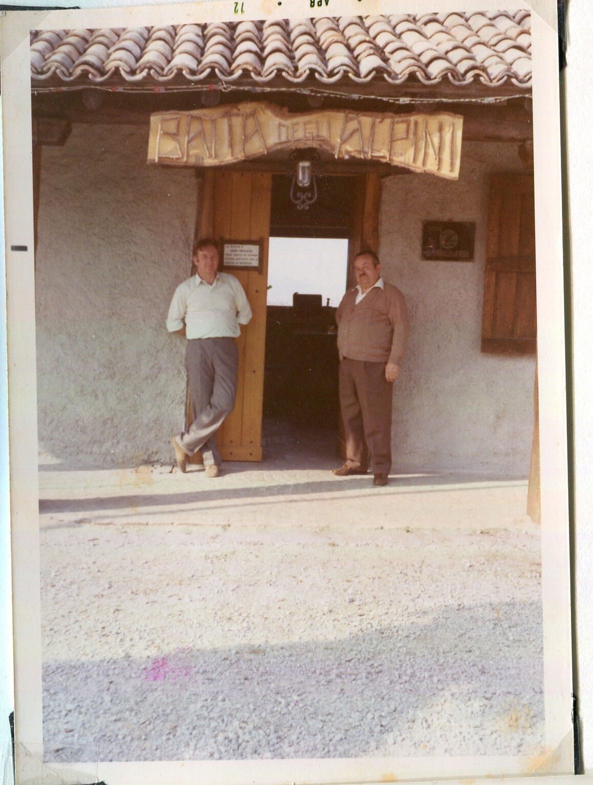 Lurago d\\\'Erba - Baita - Ritratto di gruppo maschile - Luigi Molteni e Pietro Viganò