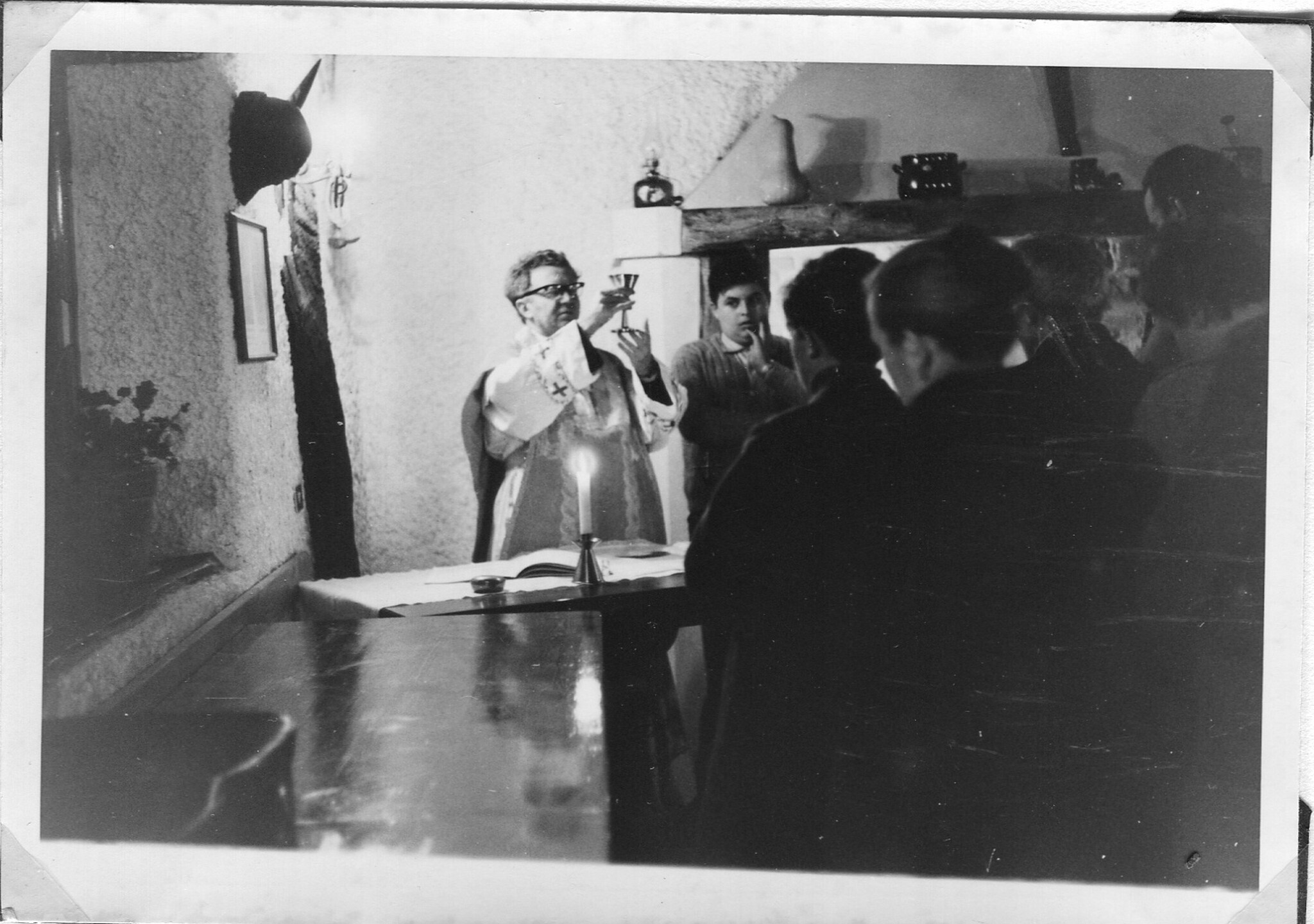 Lurago d\\\'Erba - Baita alpini - Inaugurazione - Celebrazione Santa messa - don Spirito Colombo