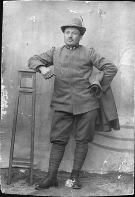 Ritratto maschile - Militare - Angelo Galimberti - Alpino - Primo Capogruppo Sezione Lurago d\\\'Erba