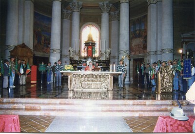 Celebrazione 65° di Fondazione Gruppo Alpini Lurago d\\\'Erba e celebrazione 25° anniversario costruzione baita - S. Messa Chiesa Prepositurale San Giova