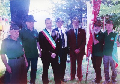 Ritratto di gruppo maschile - Alpini
